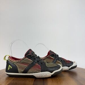 Big Kids Plae Miles Breathable Green / Red Athletic Running‎ Shoes Size 1 Y